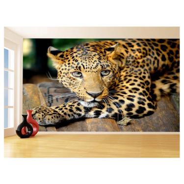 Imagem de Papel De Parede 3D Animais Onça Pintada Estampa 3,5M Anm546
