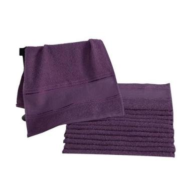 Imagem de Kit 12 Toalhas de Lavabo Mão Linha Social 100% Algodao - Dianneli Toal