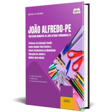 Imagem de Apostila Prefeitura João Alfredo Pe 2025 Professor Educação