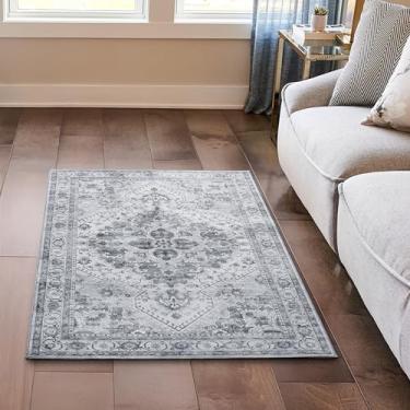 Imagem de Wyatt & Ash Dream Mink Tapete lavável Geraldine Cinza Geométrico 8,5 x 1,5 m