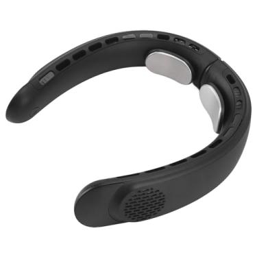 Imagem de Ventilador do Pescoço Sem Lâmina, Ventilador Pessoal de Mãos Livres, Ventilador Portátil do Pescoço para Interior Externo, Resfriamento de 360 ​​°, 3 Velocidades, Bateria de