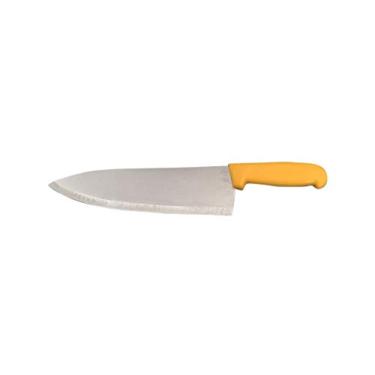 Imagem de Cozzini Cutlery Imports Faca de cozinheiro de 25,4 cm, escolha sua cor – talheres de cozinha comercial afiados – facas de cozinheiro (amarelo)