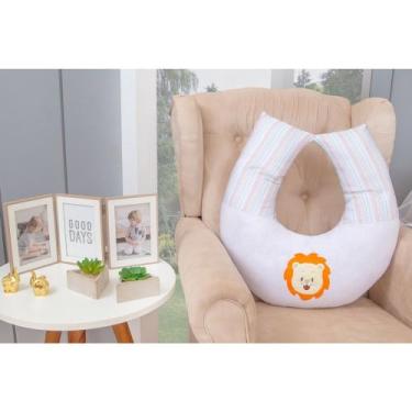 Imagem de Almofada Amamentação Amiguinhos Bordada para Bebê - Miguel Baby, Safar