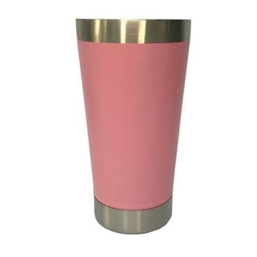 Imagem de Copo Térmico Inox Parede Dupla 473ml Cerveja Gelada Bebidas - Nauparts
