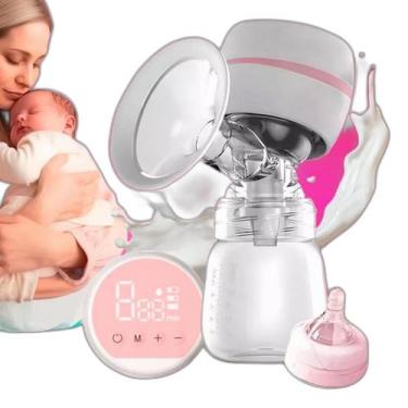 Imagem de Tira Leite Elétrico Digital Bomba Materno Sucção Usb 180Ml - Laurus