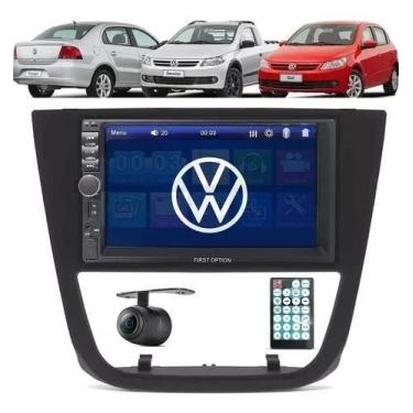 Imagem de Central Multimídia Mp5 2 Din Gol Voyage Saveiro G5 Camera Ré - First O