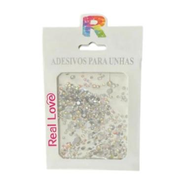 Imagem de Adesivo de Unhas Strass Furta Cor  Real Love, Transparente 1