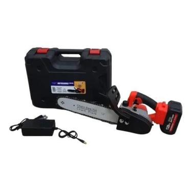 Imagem de Motosserra A Bateria Importway 18v Guia De 12 Com Maleta