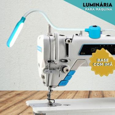 Imagem de Kit com 2 Luminárias 15 LEDs TOUCH com Base Imantada para Máquina de C