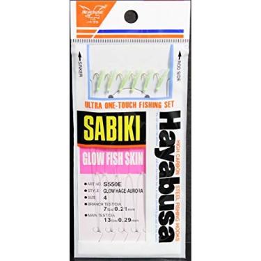 Imagem de Hayabusa S-550E-4 Glo Fishskin Sabiki