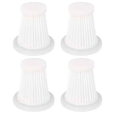 Imagem de Pacote com 4 filtros de substituição a vácuo, filtro de vácuo portátil lavável e reutilizável, 4 filtros HEPA adaptados para aspiradores de pó portáteis da série HL