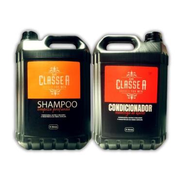 Imagem de Kit Shampoo E Condicionador 5l Classe A Barber Profissional