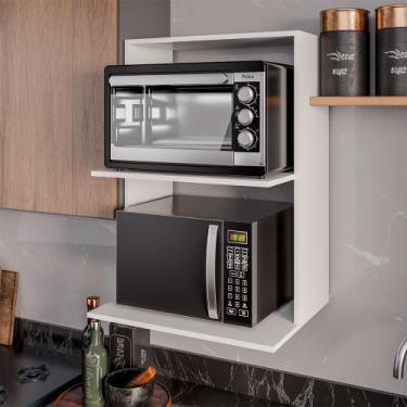 Imagem de Suporte Suspenso em Ômega MDP/BP para Microonda Branco G96 - Gran Belo