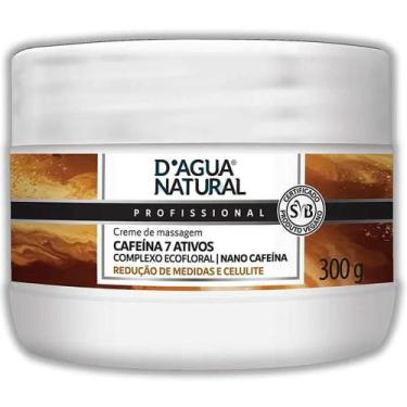 Imagem de Creme De Massagem Corporal Dagua Natural Cafeína 7 Ativos 300g Redução