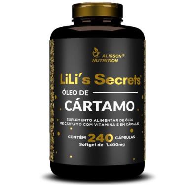 Imagem de Óleo De Cártamo 240 cápsulas softgels Lilis Secrets Alisson Nutrition