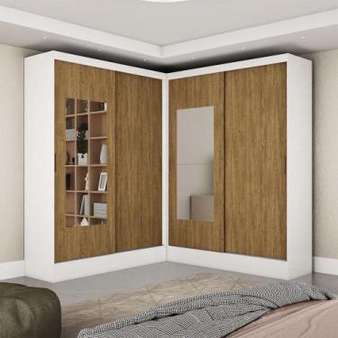 Imagem de Closet Casal Belém 4 Pts Com Espelho 4 Gvts Carioca Móveis