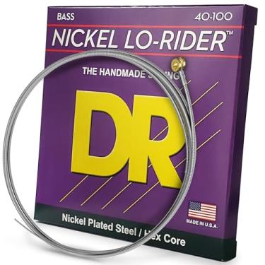 Imagem de DR Strings Níquel Lo-Rider – Níquel banhado a níquel 40-100