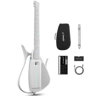 Imagem de CYBER-G Guitarra Inteligente Sem Cordas Enya Cyber-G, Portátil Dobrável Para Viagem Com Acordes Controlados Por Aplicativo, Centenas De Sons Instrumentos, Alto-Falante E Bateria Eletrônica Integrado