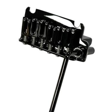 Imagem de OVSAL Ponte De Guitarra Elétrica 10,8 Mm, Vácuo, Preta, Tremolo 2 Pontos, Liga Zinco, Bloco Selas, Placa Aço Inoxidável, 6 Cordas, Stratocaster Start