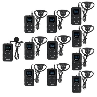 Imagem de Retekess Sistema De Guia Turístico Tt117, Tradução Para Igrejas Longo Alcance, 80 M, Estéreo, Pilhas Aa, Dispositivo Tradutor Conferências (1 Transmissão X 10 Recepção)