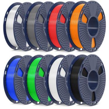 Imagem de Pacote de filamento de impressora 3D SUNLU PLA 1,75 mm 250 g (8 rolos)