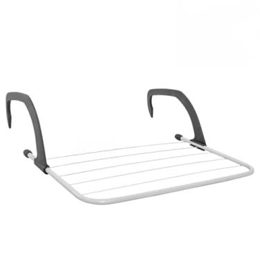 Imagem de Varal Portátil Para Janela Parede Retrátil Para Apartamento Secador De Roupas 50x33CM(1 UNIDADE)