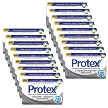 Imagem de Kit Com 18 Sabonete Em Barra Protex Limpeza Profunda 85g