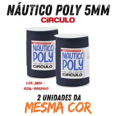 Imagem de Fio náutico poly 5mm 500g kit com 2 un - CIRCULO, 2856 - AZUL-MARINHO