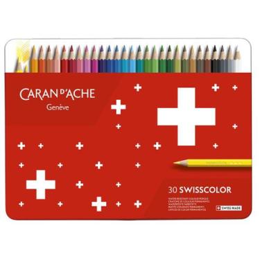 Imagem de Lápis de Cor 30 Cores Caran d'Ache Swisscolor - 1284730 - CARANDACHE