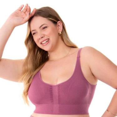 Imagem de Sutiã Comfort Plus Anatômico Alças Reguláveis com Bojo Removível sem C