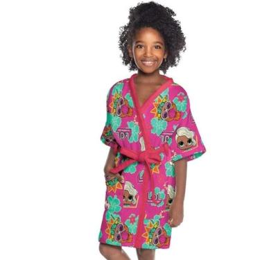 Imagem de Roupão Aveludado Infantil Lol Lepper