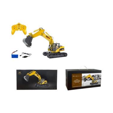 Imagem de Carro De Engenharia RC Para Crianças Huina Scania 770s Cabeçote De Reb