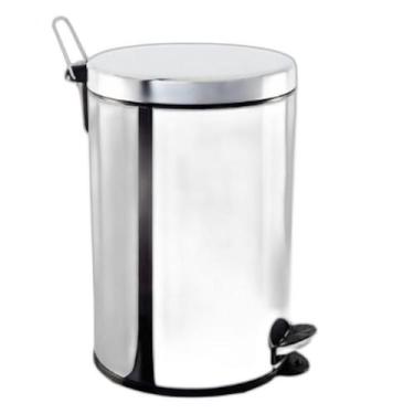 Imagem de Lixeira De 20 Litros Aço Inox Lixera Para Cosinha - A.R Variedades Mt