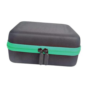 Imagem de FytStycale Caixa de dados, bolsa para dados, jogo de RPG, alça portátil, comporta 70 dados poliédricos com bandeja removível com fendas e caixa de armazenamento, Verde