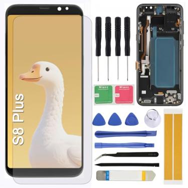 Imagem de Substituição de tela LCD para Samsung Galaxy S8 Plus G955A G955P G955R4 G955T G955U G955V Display Touch Screen Digitalizador Assembléia com ferramentas de moldura