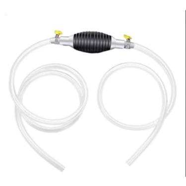 Imagem de Bomba Manual de Sucção para Transferência de Líquidos, Tubo Transparente com Válvula