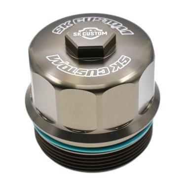 Imagem de Adequado para as carcaças do elemento de filtro de óleo do BMW mini N12, N14, N16, N18, B38, B48 e as carcaças do elemento de filtro dourado do mini R55, R56, R60