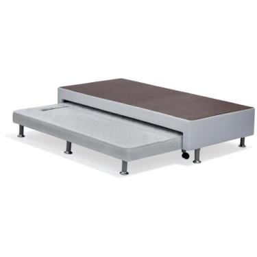 Imagem de Base branca e cama auxiliar (88x188x24) - Ortobom