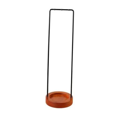 Imagem de Generic Suporte para caneta de caligrafia, suporte para pincéis de escrita chinesa tradicional para sala de estudo, Ângulo Reto Preto