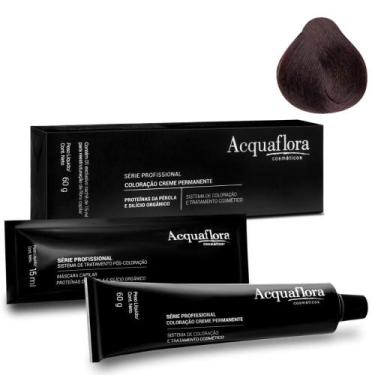 Imagem de Coloração Creme Permanente Acquaflora 44.666 Castanho Natural Vermelho
