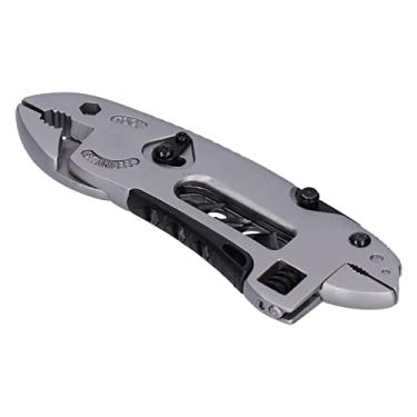 Imagem de Chave multiferramenta, ferramentas multifuncionais, alicates, chave de fenda de aço inoxidável, multiferramentas, dobrável, multiuso, portátil, multiuso, para acampamento, pesca, faça você mesmo