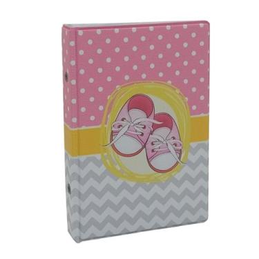 Imagem de Álbum De Fotos Bebê 10x15 Para 100 Fotos - Photoalbum Universal, Rosa