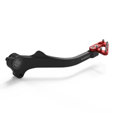 Imagem de NICECNC Pedal de freio preto e vermelho apoio para os pés compatível com GasGas 700 SM/ES 2022-2024, compatível com Husqvarna 701 Enduro/701 Supermoto 2020-2024, 690 Enduro R/690 SMC R acessórios