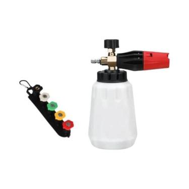 Imagem de Kit De Limpeza Para Lavagem De Carros Com Canhão De Espuma De Alta Pre