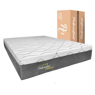 Imagem de Colchão na Caixa Napoles Espuma D28 PoliConfort 18cm, Casal