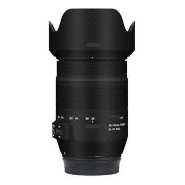 Imagem de Película protetora de lente de câmera película protetora de vinil adesivo premium para Tamron 35-150 mm F2.8-4 adequado para Canon Mount Decal 35-150 F2.8-4 (fibra de armadura preta)
