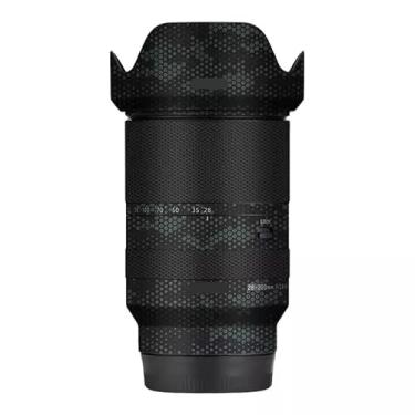 Imagem de Adesivo de câmera antiarranhões com tampa de lente para Tamron 28-200 mm adequado para Sony Mount película protetora protetor de corpo decalque 28-200 (Mamba)