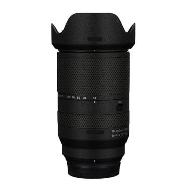 Imagem de Adesivo protetor de câmera de película de vinil para lente para Tamron 18-300 mm F3.5-6.3 adequado para acessórios de fotografia de montagem Fuji 18-300 (preto fosco)