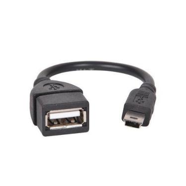 Imagem de Adaptador OTG USB Fêmea para Mini USB Macho - PNT