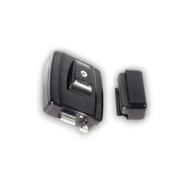 Imagem de Fechadura al100r 12v preta 42 mm reversi - AGL, Preto